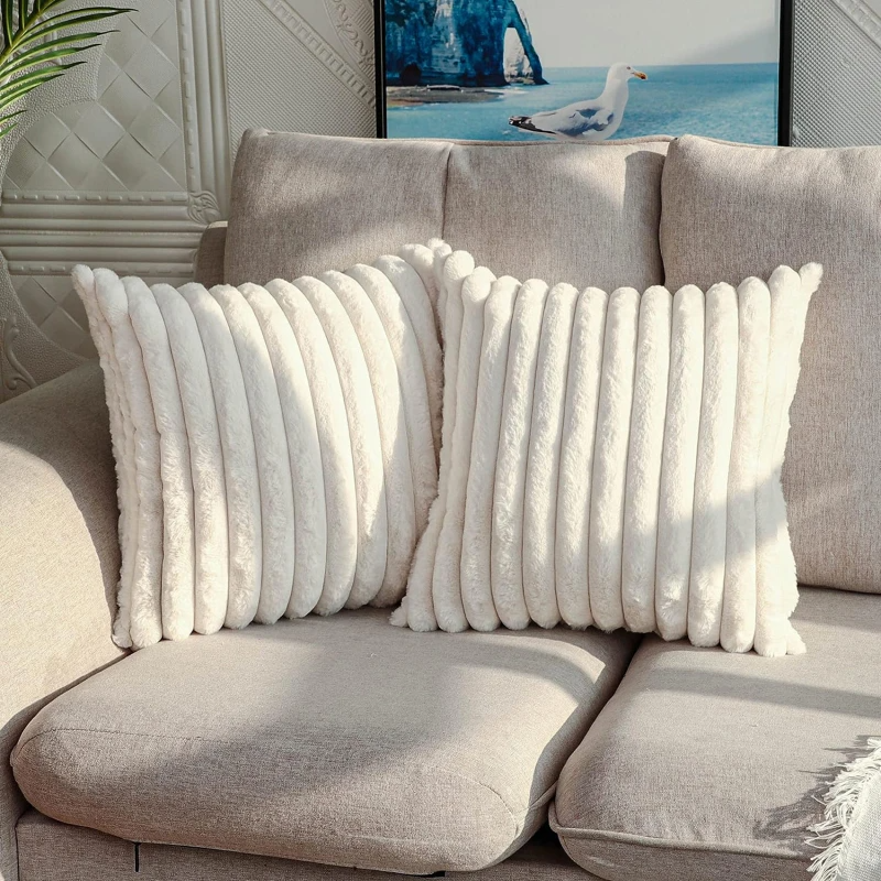 Fluffy Faux Fur Cushion Cover