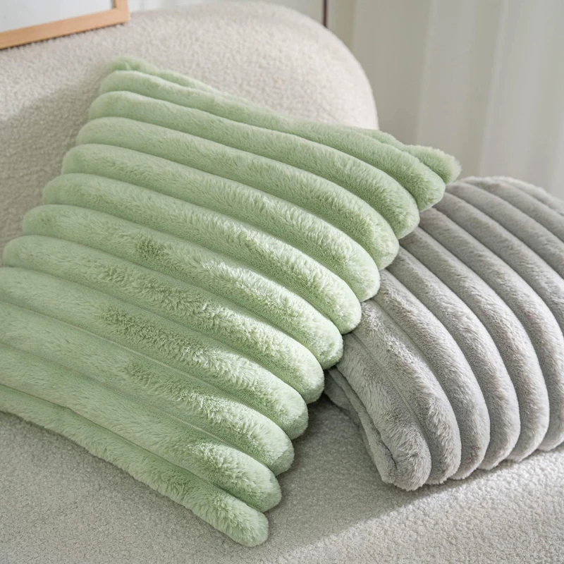 Fluffy Faux Fur Cushion Cover