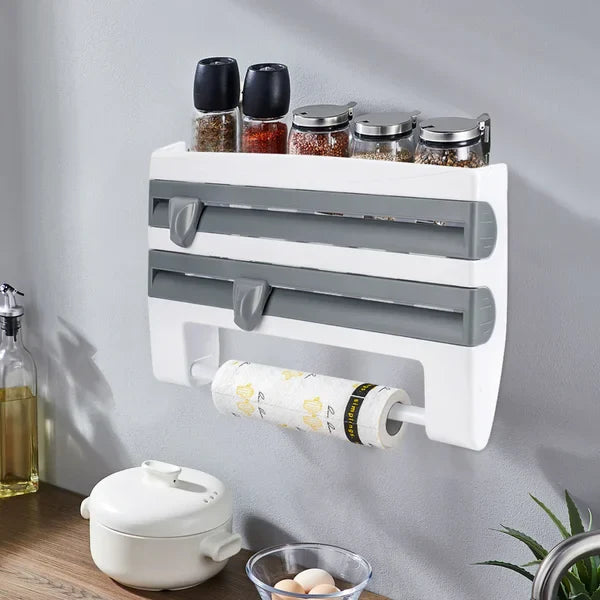 3-in-1 Foil Cutter and Kitchen Roll Holder