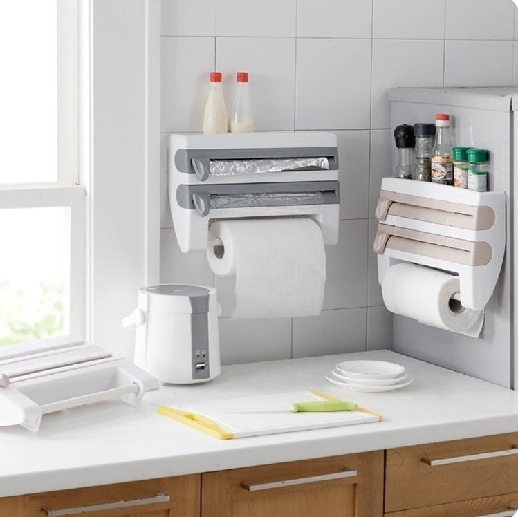 3-in-1 Foil Cutter and Kitchen Roll Holder