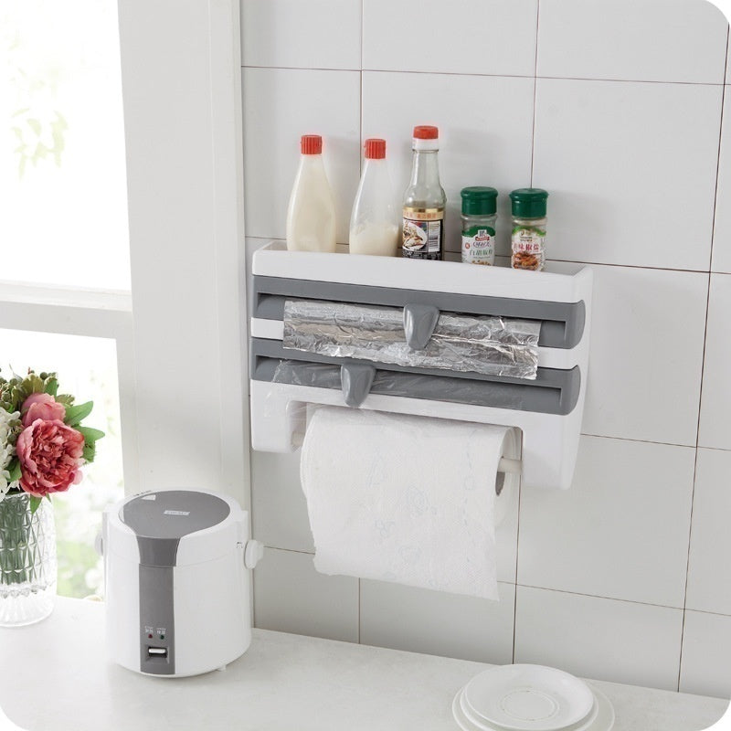 3-in-1 Foil Cutter and Kitchen Roll Holder