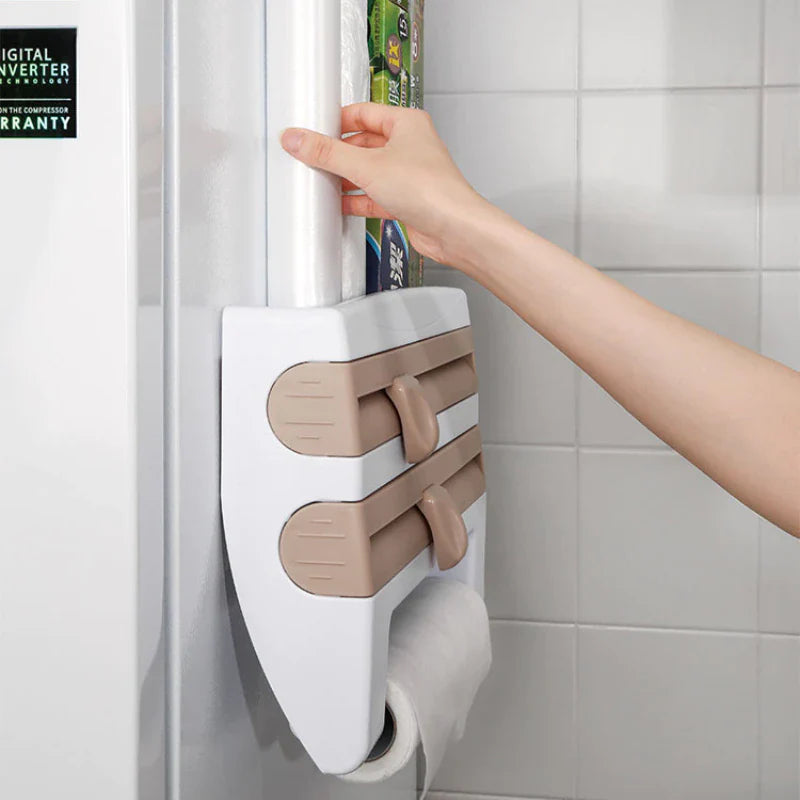 3-in-1 Foil Cutter and Kitchen Roll Holder