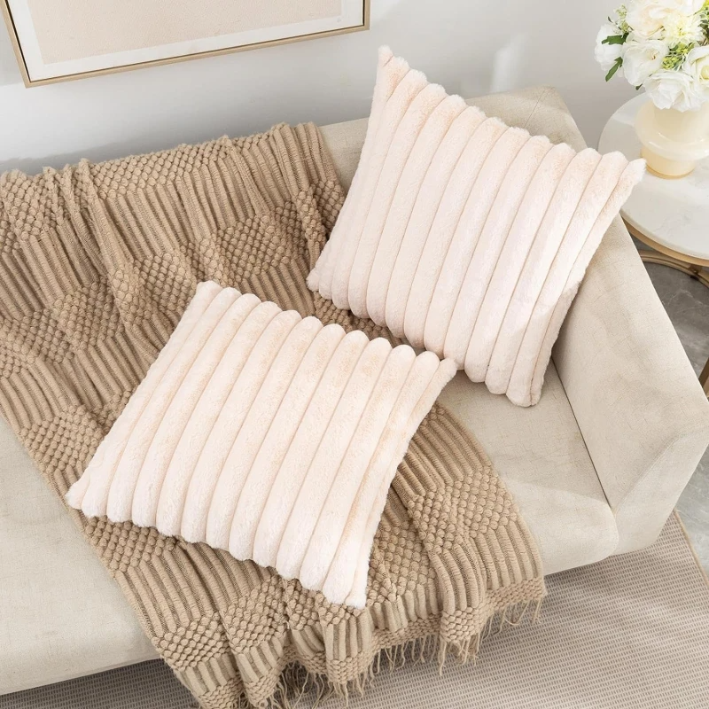 Fluffy Faux Fur Cushion Cover