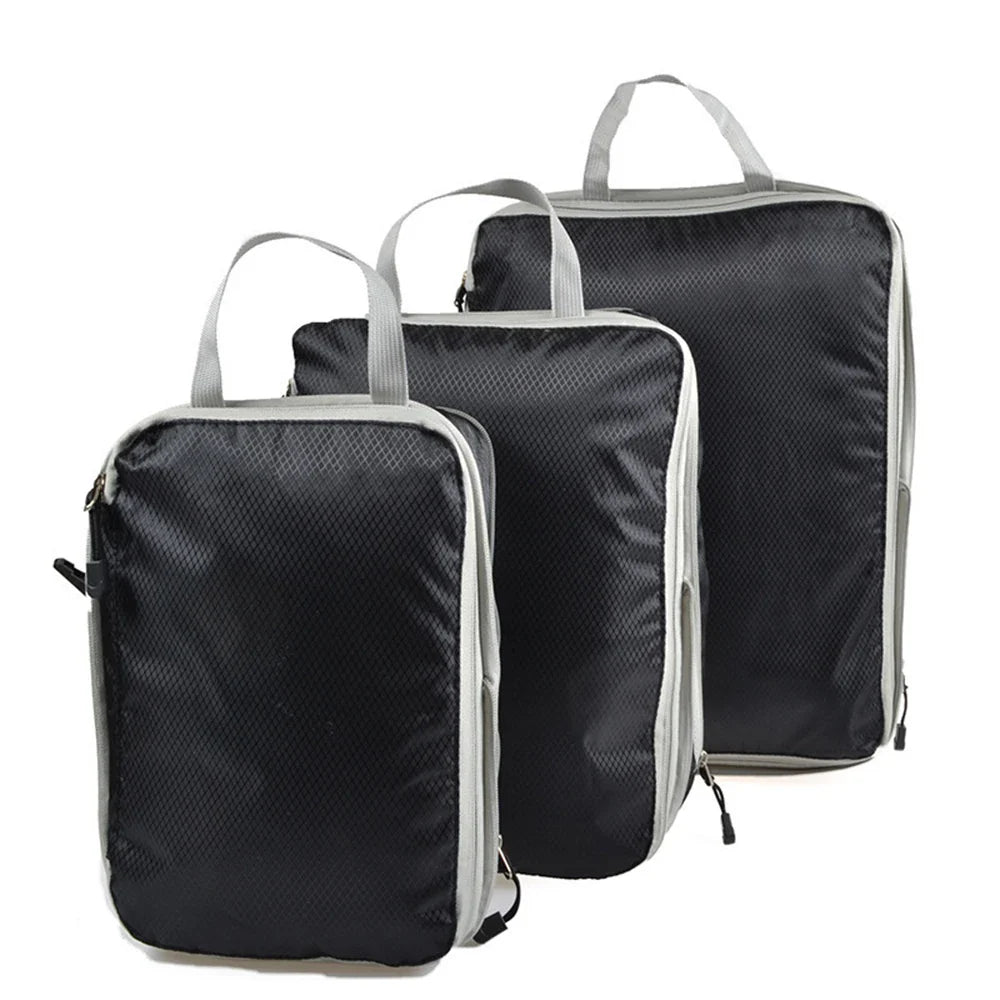 Compression Packing Bags for Home and Travel - Set of 3