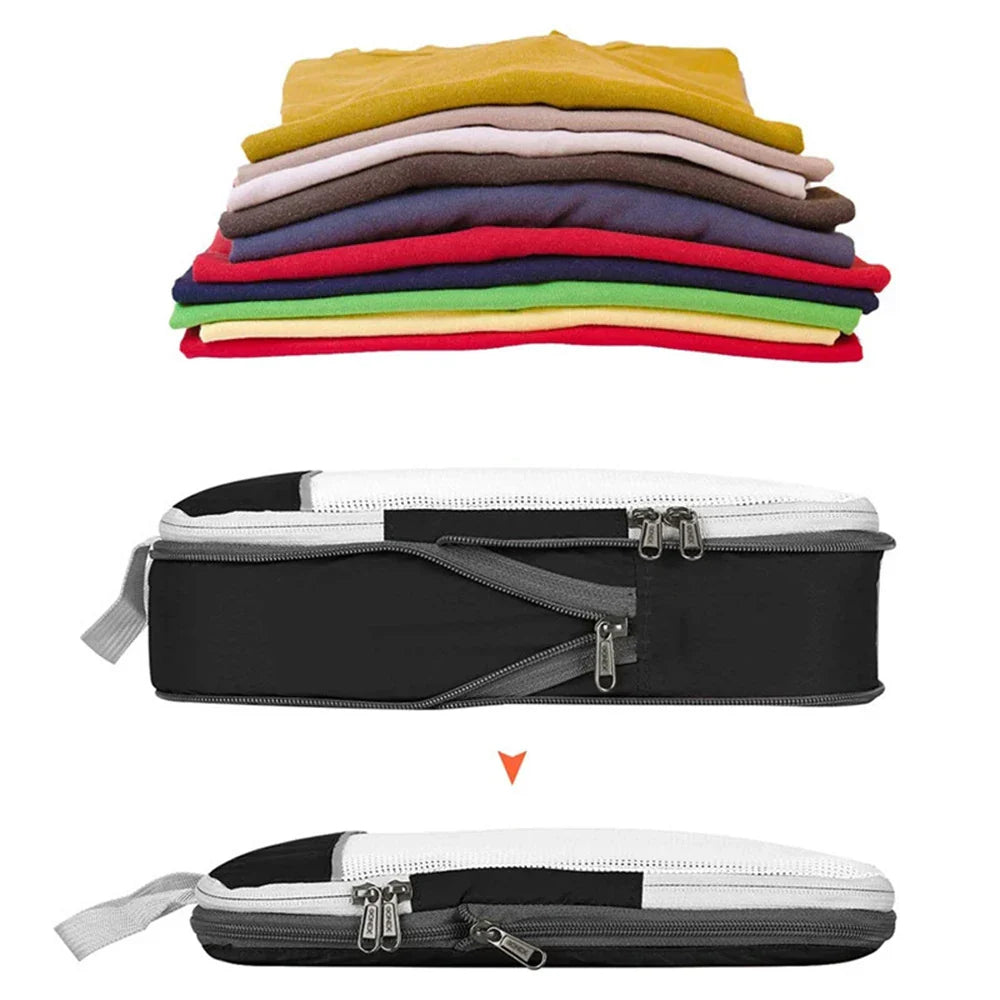 Compression Packing Bags for Home and Travel - Set of 3