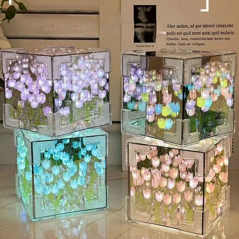LED Tulip Cube