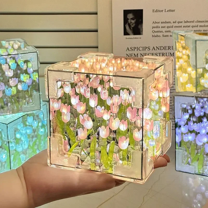 LED Tulip Cube