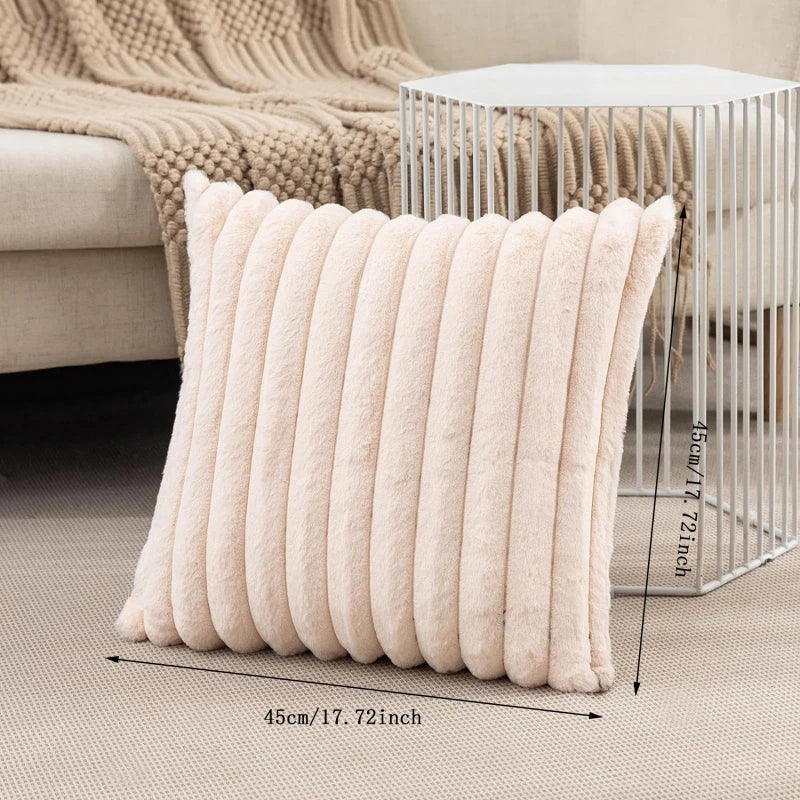 Fluffy Faux Fur Cushion Cover