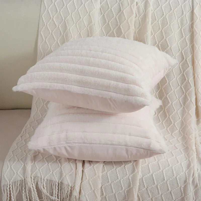 Fluffy Faux Fur Cushion Cover
