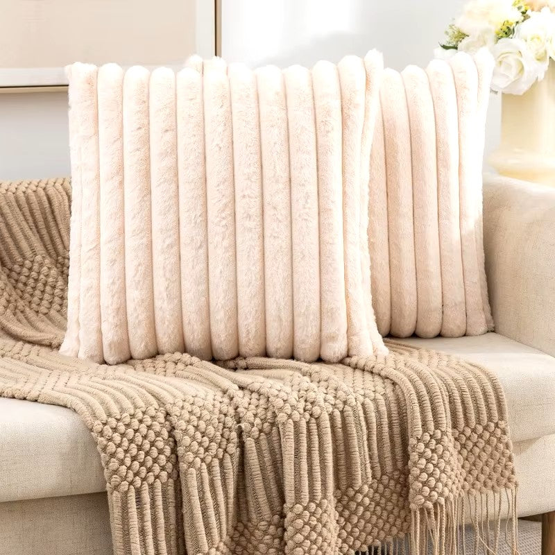 Fluffy Faux Fur Cushion Cover