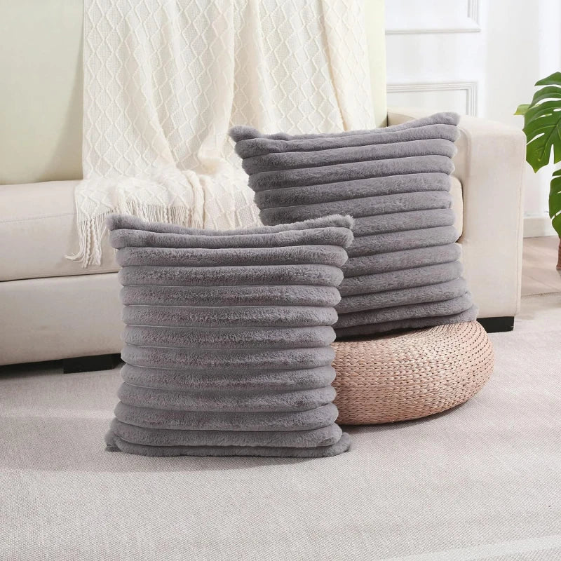 Fluffy Faux Fur Cushion Cover