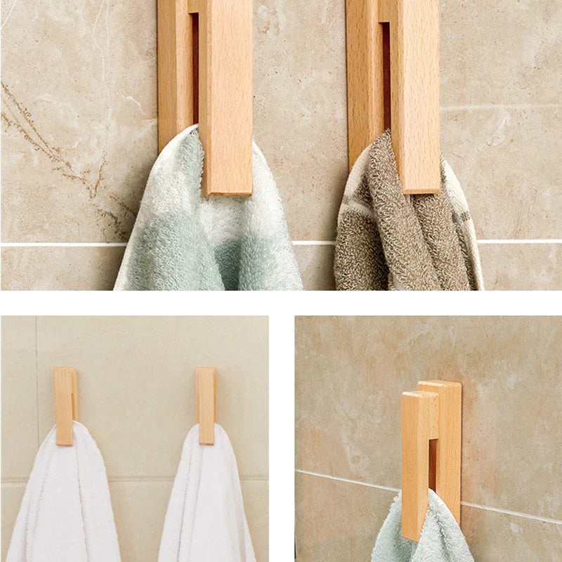 Wooden Towel Hook