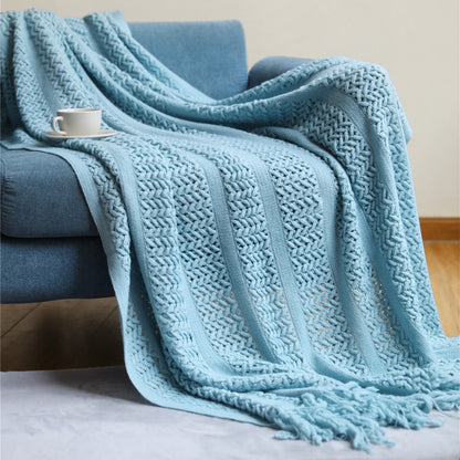 Knitted Sofa Blanket