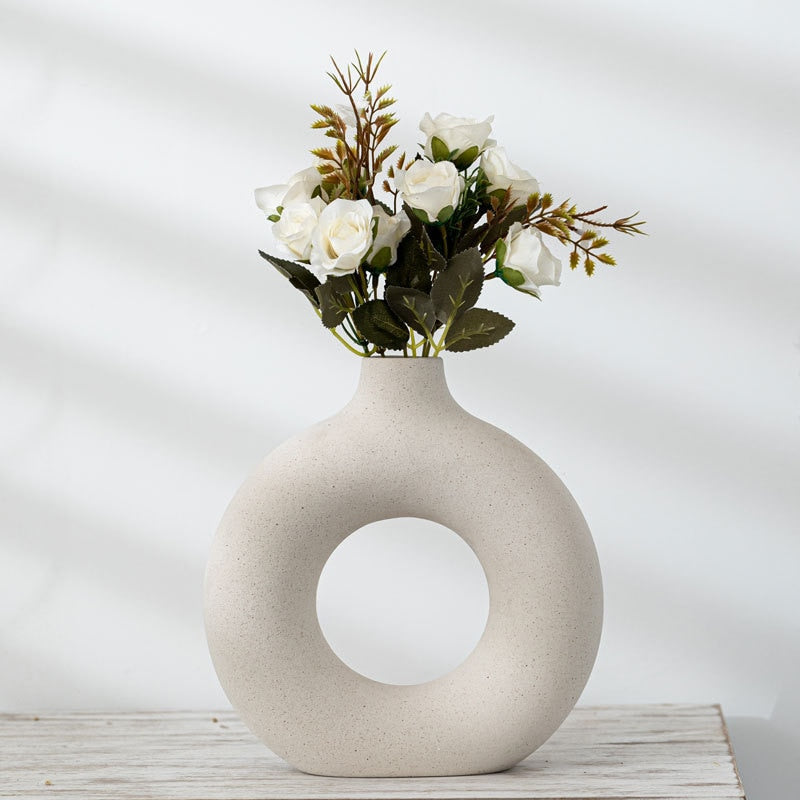 Ceramic Hole Vase