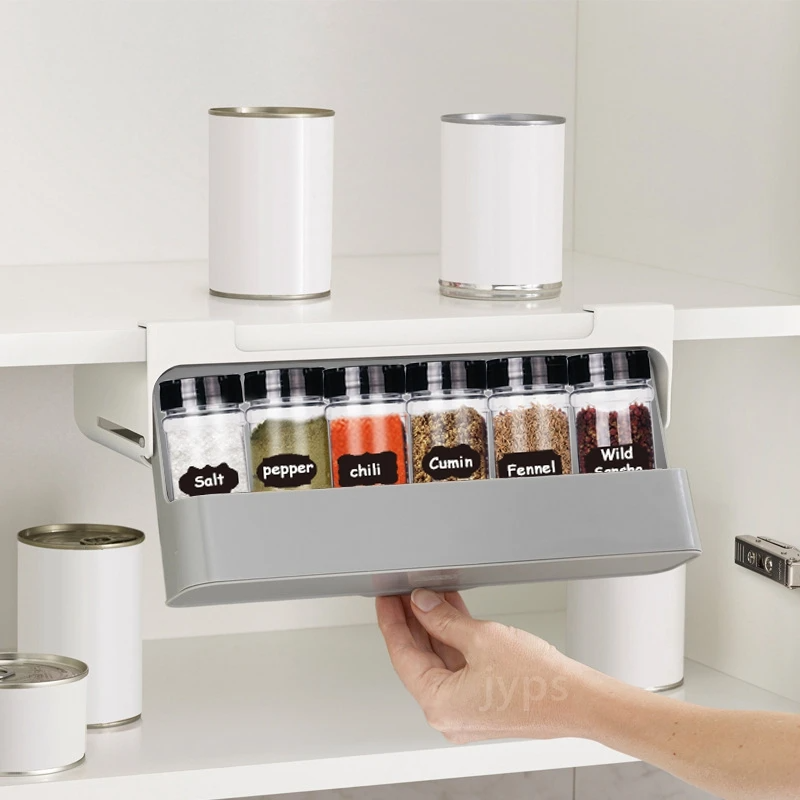 Foldable Spice Bottle Holder Organizer