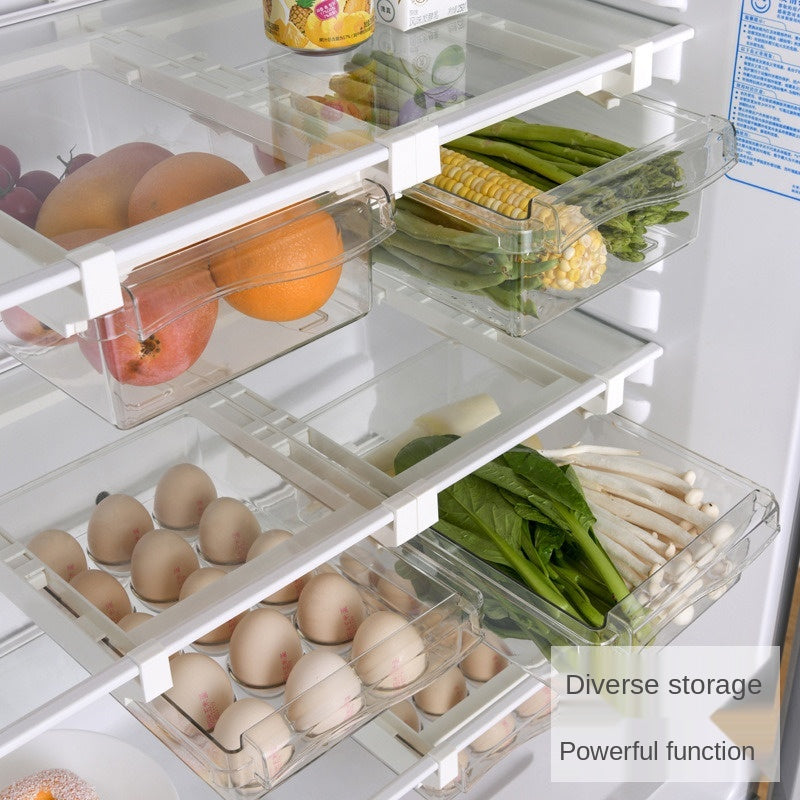 Transparent Refrigerator Organizer Drawer
