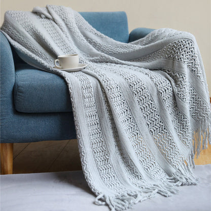 Knitted Sofa Blanket