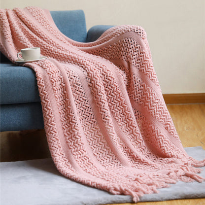 Knitted Sofa Blanket