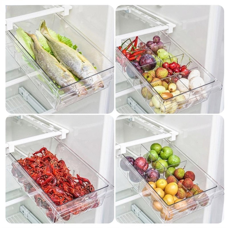 Transparent Refrigerator Organizer Drawer