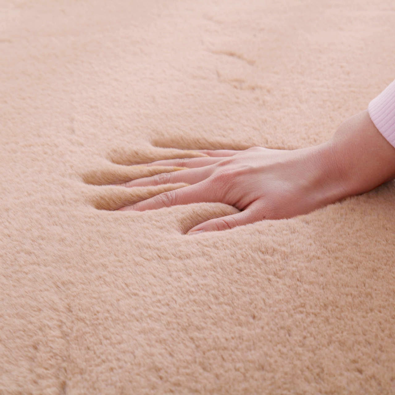 Soft Faux Rabbit Fur Rug